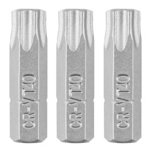 Torx bit T40 x 25 mm, 3 stuks