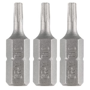 Torx bits T10 x 25 mm, 3 stuks