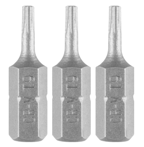 Torx bits T9 x 25 mm, 3 stuks