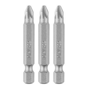 PZ2 x 50 mm bits, 3 stuks