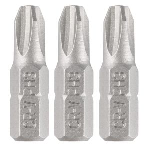 Bits PH3 x 25 mm, 3 stuks