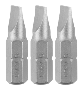 SL6 x 1 x 25 mm bits, 3 stuks