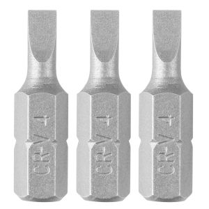 SL4 x 0,6 x 25 mm bits, 3 stuks