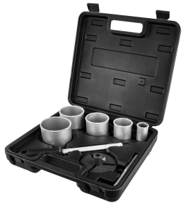 Hardmetalen gatzagen 32-83 mm, set van 8 stuks