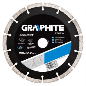 Diamantschijf 180x22,2x8,0x2,5mm, Segment