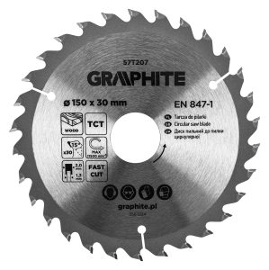 Circular saw blades with HM tips 150 x 30mm, 30 teeth