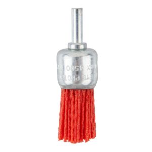 25 mm nylon stompe borstel met 6 mm schacht