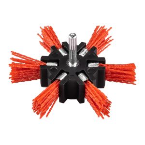 Nylon Schijfborstel 100 mm met 6 mm Schacht