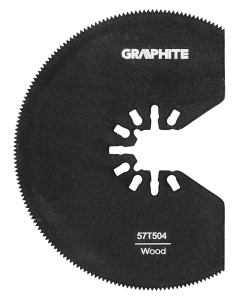 Multifunctionele schijf, halfrond, 21 TPI, HSS, 80 mm