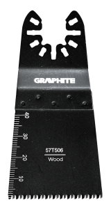 Multifunctioneel zaagblad, invalzaagsnede, 14TPI, HCS, 45 mm