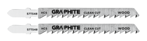 Decoupeerzaagblad, 6 TPI, HCS, T-Handvat, 2 stuks, Clean Cut