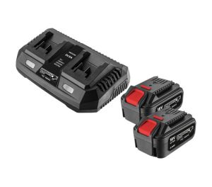 Starterset Lader + Accu 2x 4,0