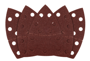 Delta Multi Schuurpapier 102 x 152 mm, P60, 5 stuks, met 11 gaten
