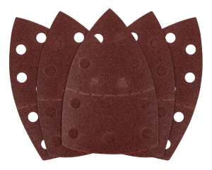 Delta Multi Schuurpapier102 x 152 mm, P80, 5 stuks, met 11 gaten