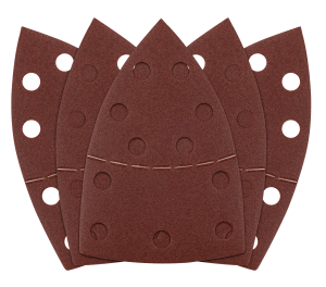 Delta Multi Schuurpapier 102 x 152 mm, P150, 5-delig, met 11 gaten