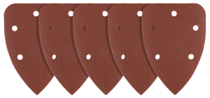 Schuurpapier ijzer, klittenband 98 x 140 mm, P40, 5 stuks, 5 gaten