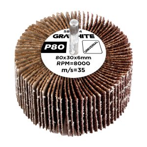 Lamellenwiel 80 x 30 x 6 mm, P80