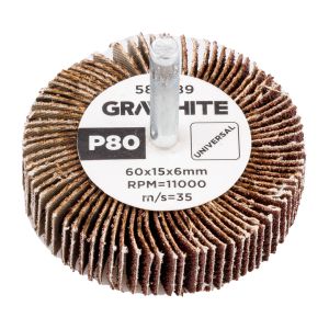 Lamellenwiel 60 x 15 x 6 mm, P80