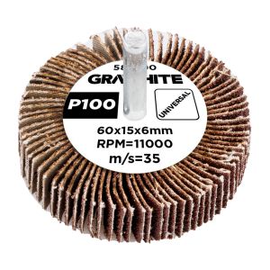 Lamellenwiel 60 x 15 x 6 mm, P100