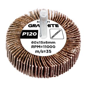 Lamellenwiel 60 x 15 x 6 mm, P120