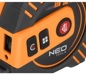 Laser distance measurer with retractable measuring tape