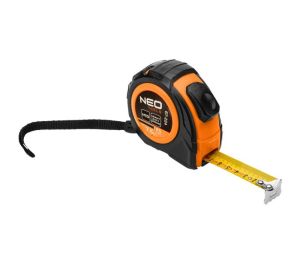 Rolmaat 7,5m x 25mm Dubbelestop, Auto Lock