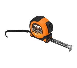 Rolmaat Super Black 10m x25mm, Dubbelzijdig