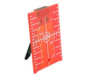 Laserdoelplaat, Rood