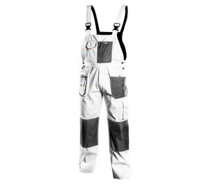 White bibpants, size M/50