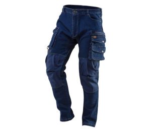 Working trousers DENIM, knee reinforcements, size M