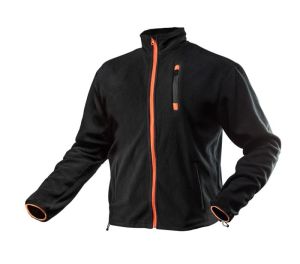 Polar fleece jacket, black, size M/50