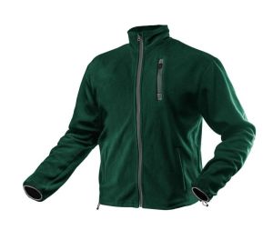 Fleece jacket, green, size M