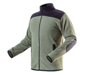 Polar fleece jacket, reinforced, CAMO, size M