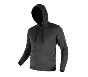 COMFORT hooded sweatshirt, grey, size M