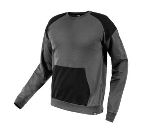 COMFORT sweatshirt, grey and black, size M