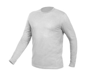 T-shirt met lange mouwen grijs, maat L