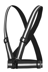 Reflective harness, black