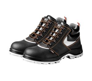 Safety boots, leather, size 47, CE