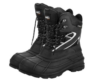 Snowboots with reflective stripes, size 42