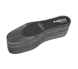 Insole with active carbon - universal size - to be cut, 10 pairs.