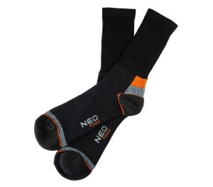 Working socks, ribbed elastic band, long, size 43/46