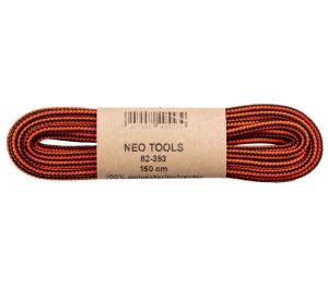Work shoe laces 150cm, orange and black