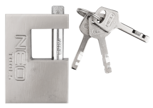 Hangslot 70mm Zilver