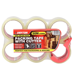Verpakkingstape PP met Dispenser 6x 50mx48cm