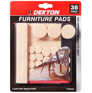 DEKTON 38 PIECE FURNITURE PAD SET