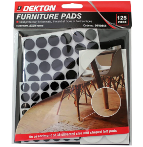 DEKTON 125 PIECE FURNITURE PADS